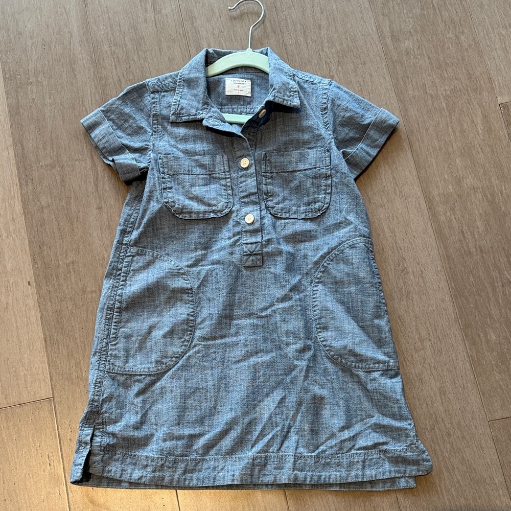 Crewcuts Chambray Short Sleeve Dress size 5